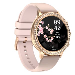 Smart Watch for Women Dial Answer Calls, 1.32'' Diamond Smartwatch Fitness