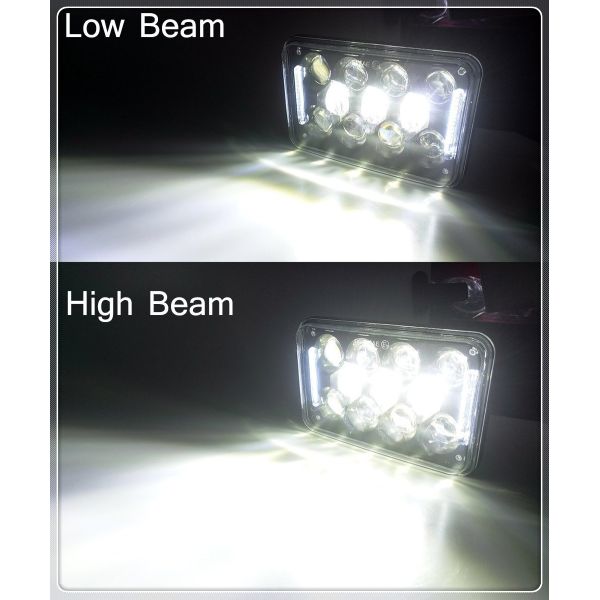 60W LED Rock Light for Off Road Vehicles and Specialized Vehicles with High Low Beam and DRL WM-61560 12 Months MOQ 1 Dropship Available