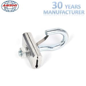 Ftth FTTX Fiber Optic Cable Accessories Customized Metal Hoop Fasten Retractor