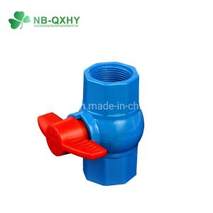 Irrigation Water Supply PVC Welded Valve Octagonal Ball Valve Function Blow-Down