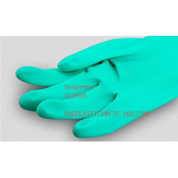 Latex Gloves Powder Free / Disposable Food Prep Cooking Gloves / Kitchen Food Service Cleaning Gloves, bagease, bagplast