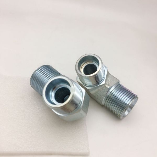 Hot Forged 90 Elbow Metric Hydraulic Adapters