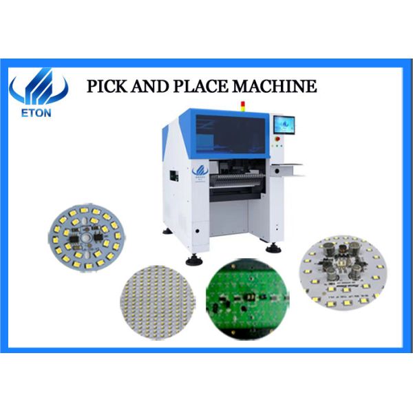 Automatic 0201 Industrial Lamp Pick And Place Machine Touch Screen Monitor