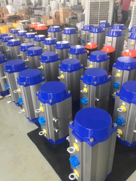 Buy aluminum alloy AT 270 double /single acting pneumatic actuator at wholesale prices
