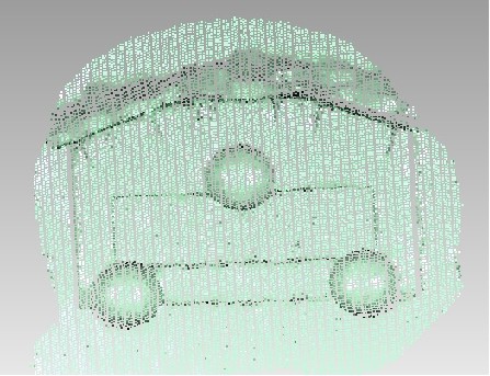 1.5-300m Range 1545nm HS300X Industrial 3D Laser Scanners For Construction