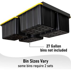 Carbon Steel Overhead Garage Storage Rack Ceiling Storage Racks Storage Bin