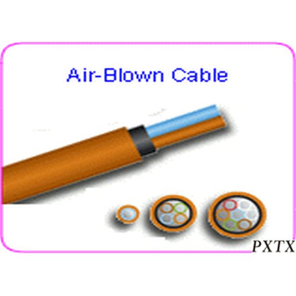 Buy High Density 24 - 144 Core Air Blown Fiber Optic Cable For Outdoor FTTH at wholesale prices