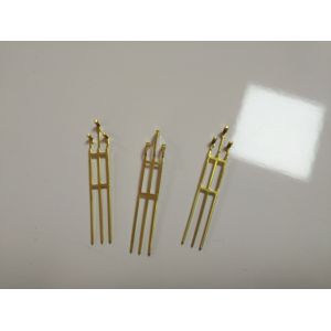 Cam Shaft Terminal Deep Drawing Sheet Metal Brass Stamping Parts ISO Approval