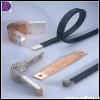 Buy Supply metal flat braided flexible copper connector at wholesale prices