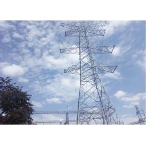 China High Wind Speed High Voltage Power Tower Self Supporting Lattice Tower on sale