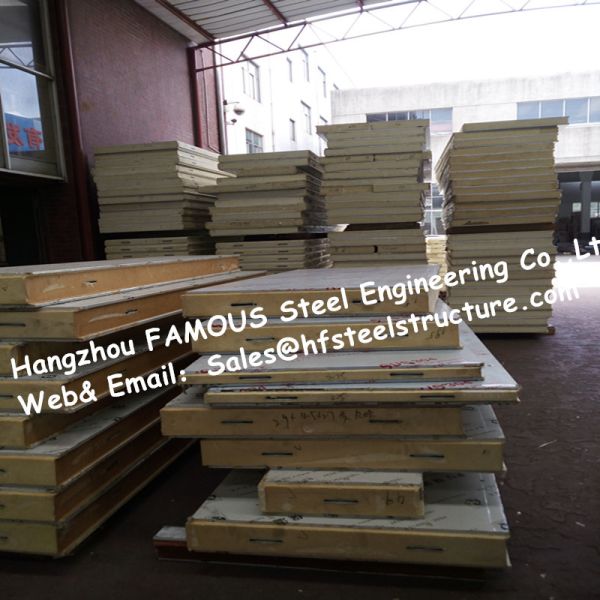 Buy PU Camlock Sandwich Panels With Effective Width 1150mm , Thickness 50mm at wholesale prices