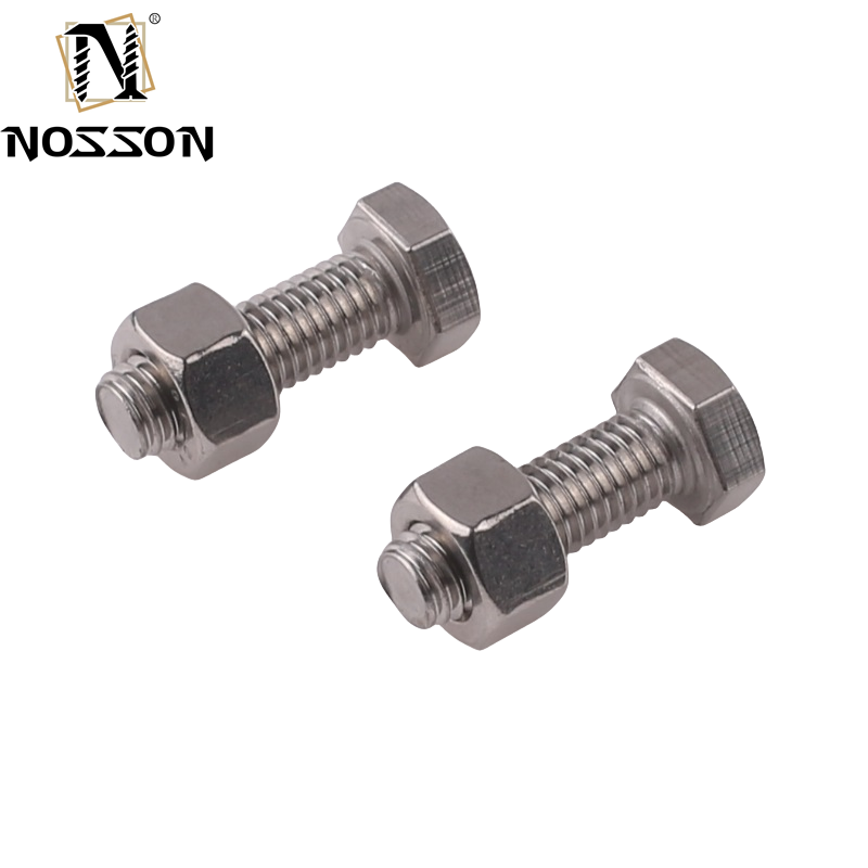 Long-Lasting Durability Grade Hex Bolts and Nuts M6-M36 M10 DIN933 934 Steel Finish ZINC PLATED Metric Measurement System