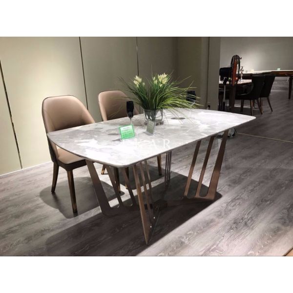 2017 New Design Simple Style Modern Designs Grey Marble Coffee Table ZZ-ZS1718