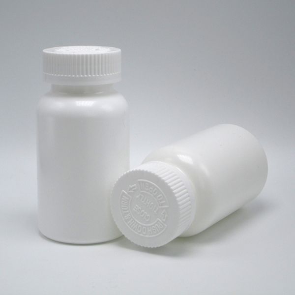 Customizable Colors 150ML HDPE Plastic Capsule Pill Bottle with Heat Seal and Caps