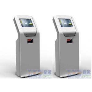 China Saw Touch Screen Free Standing Kiosk With Barcode Scanner Self Payment PC System on sale