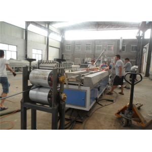 PE WPC Bench Plastic Profile Extrusion Line , Parapet Profile Machine