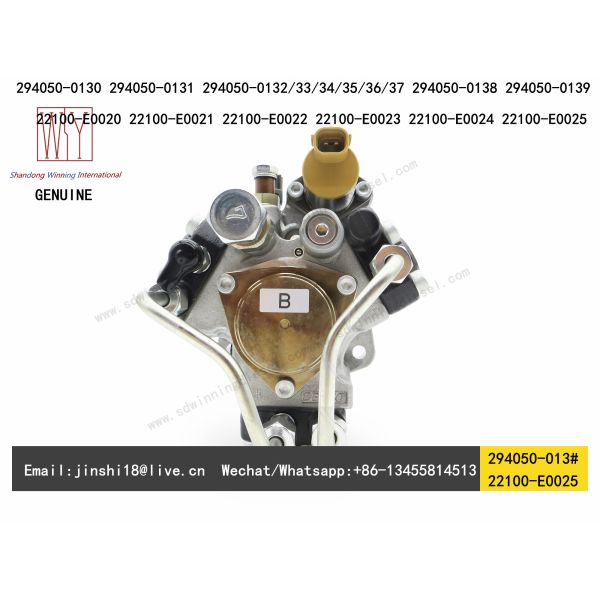DENSO GENUINE AND BRAND NEW DIESEL FUEL PUMP 294050-0130, 294050-0139, 294050-0760, 22100-E0020, 22100-E0025