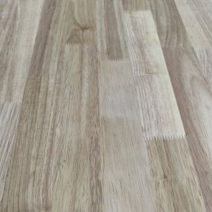 Harmless Practical Rubber Wood Panel , Lightweight Finger Joint Rubber Board