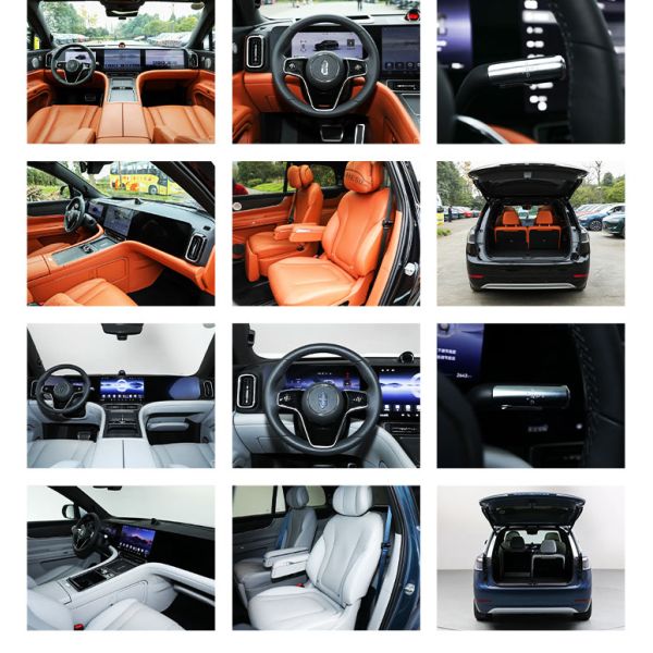 Adult Sport AITO M9 Hybrid Electric Car 5-door 6-seat SUV 5230x1999x1800 Body Structure