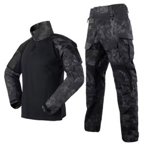 Tactical Wear Split Leather Pants for B2B Requirements