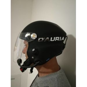 New colour Matt black Noise cancel paramotor helmet with goprobase professional