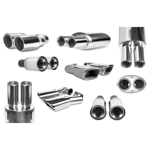 Exhaust Steel Tube Welded Stainless Steel Tube SUS409L / SUS439 / SUS436L / SUS346S