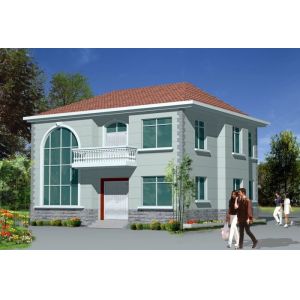 Luxury Prefab Steel Structure Villa Modular Homes With Light Gauge Steel Framing