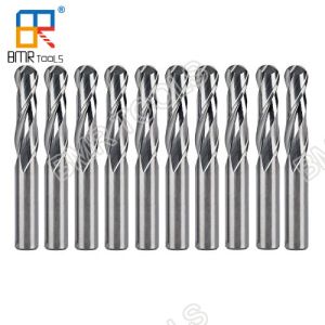 BMR TOOLS cnc milling 6 x 25 x 50mm 2flute ball nose for wood cutting