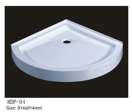 Buy Acrylic shower tray, shower basin,acrylic shower base HDP-04 at wholesale prices