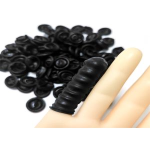 Dust Free Latex Finger Cots With Static Electricity Protection Compounds