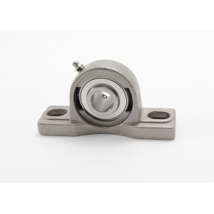Heighten 2 Hole Flange Pillow Block Bearings Stainless Steel 440c SUCPH201