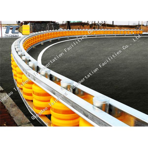 Buy Foam / EVA Vehicle Safety Barrier Roller Crash Barrier Fencing Highway Protect at wholesale prices