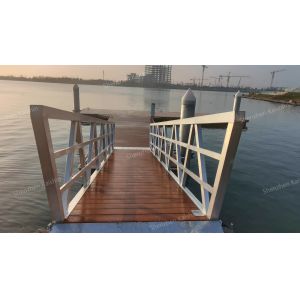 Customized Color Marine Aluminum Gangway Floating Platforms Rubber Fender HDPE