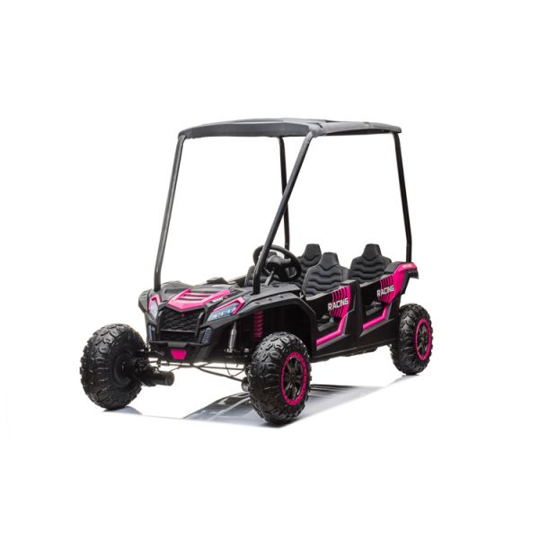 24v Battery 4x4 Plastic UTV Four-Seat Children's Electric Car with Carport 4-Wheeler