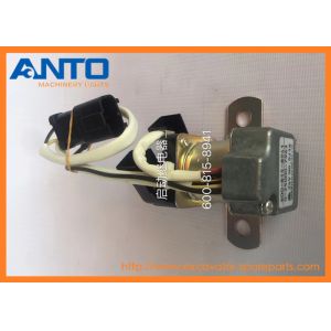 China 600-815-8941 Relay Komatsu Excavator Parts For PC130 PC160 PC190 PC220 PC240 PC270 PC290 SAA4D107E SAA4D95LE on sale