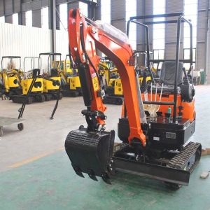 China SGS Hydraulic Transmission 1T Mini Excavator Bagger Stability Structure on sale