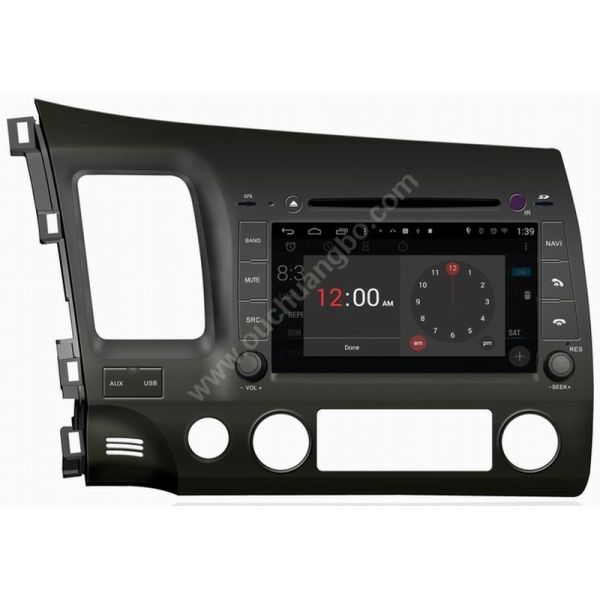Ouchuangbo Honda Civic 2006-2011 S160 car DVD gps navigaton WIFI CD USB android 4.4 OS