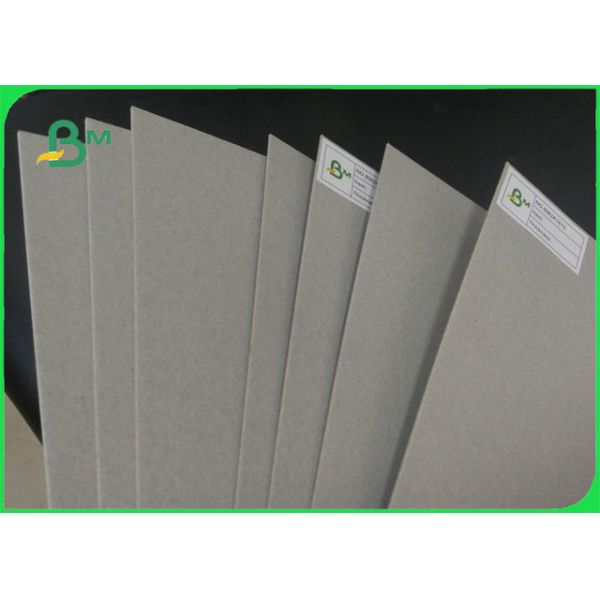 FSC Certificate laminated Recycled Pulp 1.5mm 2.0mm 3mm Grey Carton For Books Cover