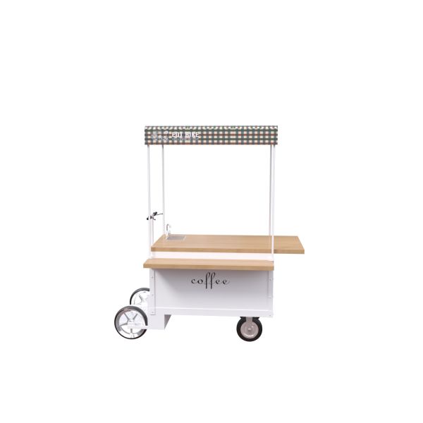 Buy Integrated Load 500KG Steel Frame Tricycle Cargo Scooter Coffee Cart at wholesale prices