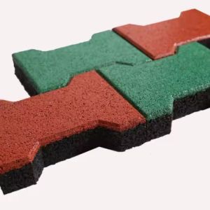 Commercial Playground Rubber Tiles Flooring and Dog Bone Pavers