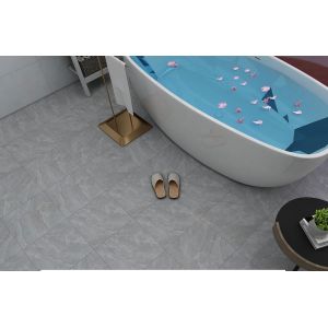 Quality Gray Ceramic Rustic Tile 40x40cm Matt Glazed Indoor Floor Wall for sale