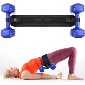 Wide 2 Inch Adjustable Hip Training Thrust Belt Pad for Dumbbells Custom Print