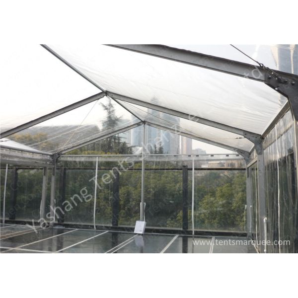 Waterproof Outside High Strong Framed tent with clear roof , clear top wedding tent