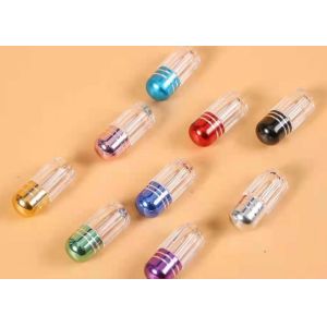 Black 2g Plastic Bottle With Metal Cap 12mm Bullet Shell