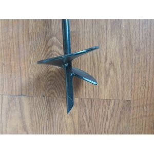 Hot Forged Thimble Eye Ground Anchor 3/4" Diameter And 5' Long Helix Anchor