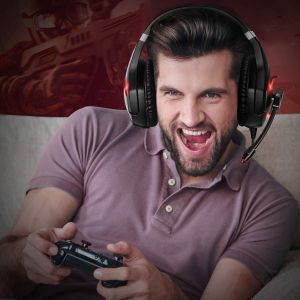 RGB Light 20000Hz 117dB 32ohm Wired Gaming Headset