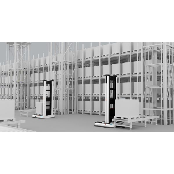 AS/RS (VFR+VNA+Q1P),VFR+Very Narrow Aisle+ Large and Small Car ,Very Narrow Aisle Fork-type Autonomous Mobile Robot for Warehouse Pallet Stacking And Handling