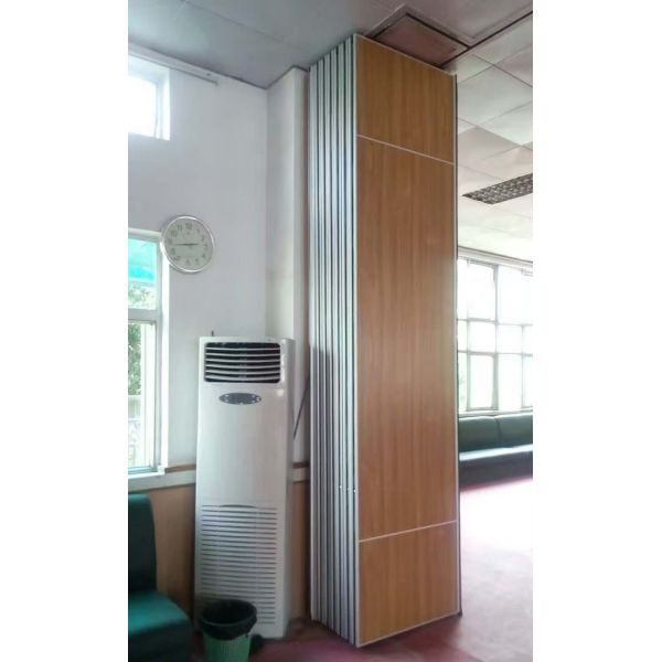 Multi Color Aluminium Operable Track Sliding Door System / Office Wooden Partition Wall