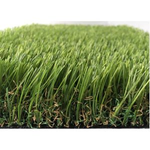Curved Wire Garden Artificial Grass Lead Free Environment Friendly