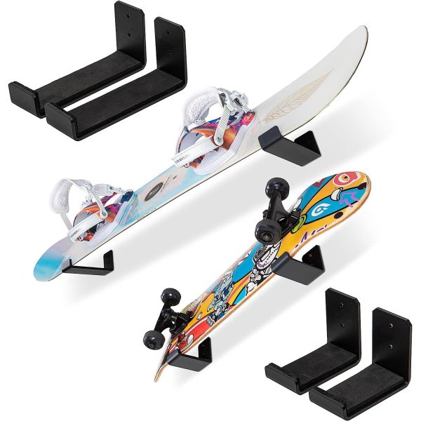 Buy Universal Snowboard and Skateboard Wall Mount Display Racks with Vertical Type Design at wholesale prices